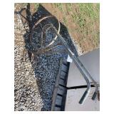 Metal walk behind cultivator