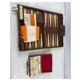 Vintage Dominoes and Backgammon games