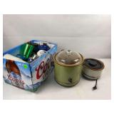 Old crockpots and cups