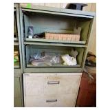 Metal shop cabinet with all contents