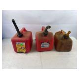 3 Fuel Cans