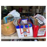 3 boxes of vintage vinyls