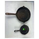 2 Cast Iron Skillets