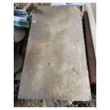 Wooden box and contents