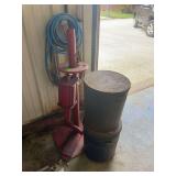 Tire changer and floor dry