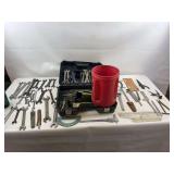 Wrenches, Glass cutters, dial caliper and more