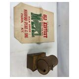 Vintage Bee duster and paper Woodford Spears and sons bag