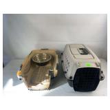2 small pet carriers