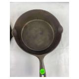 Cast Iron Deep skillet with Wagner Lid