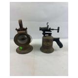 Vintage lantern and torch