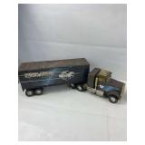 2 Vintage toy trucks and trailers