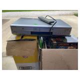 VHS player and VHS movies