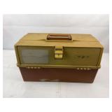 Vintage tackle box and tackle