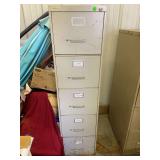 Filing cabinet and contents