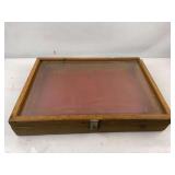 Wooden display case