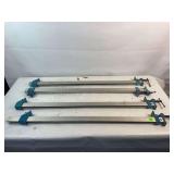 4 Aluminum wood clamps