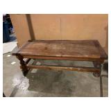 Wooden coffee table