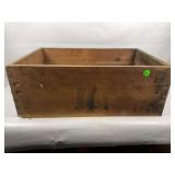 Wooden crate dovetailed