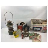 Vintage Coleman lantern and parts