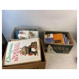 5 boxes of books