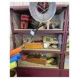 Metal shop cabinet and all contents