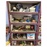 Metal shop cabinet and all contents