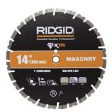 $25 RIDGID 14 in. Masonry Diamond Blade