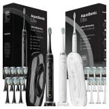 $90 AquaSonic Elite Duo Electric Toothbrush Set