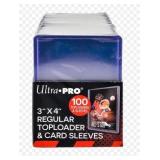 $30 3' x 4' Clear Regular Toploaders and Soft