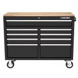 $398 Husky Tool Storage 46 in. W Gloss Black Mobil