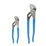$35 Channellock 2 pc Steel Straight Jaw Tongue and