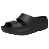 $80 OOFOS Unisex Ooyea Black Mens 5 Women 7 Medium