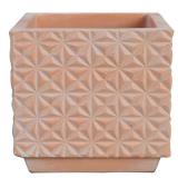 $65 8-in square noel Terracotta planter