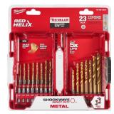 $39 Milwaukee Shockwave Titanium Red Helix Drill B