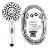 $40 6-Spray 4.8 in. Single Wall Mount Handheld Adj