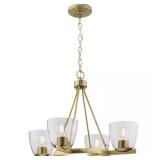 $159 Tamassee Collection 4-Light Brushed Gold Upda