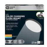 $30 11 in. Matte Black Integrated LED Dimmable Sel
