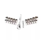 $39 3/8 in. Drive Ratchet SAE/Metric Standard Sock