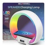 $30 Bluetooth Enabled 10in. White LED Desk Lamp wi