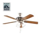 $90 Hampton Bay Glendale III 52 in. LED Indoor Bru