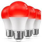 $33 L LOHAS LED Red Light Bulbs Outdoor, Dusk to D