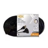 $32 HDX 100 ft. 16/3 Light Duty Indoor/Outdoor