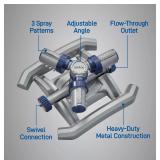 Orbit Max 1250-sq ft Rotating Sled Lawn Sprinkler