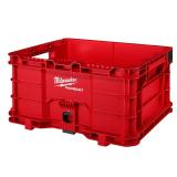 $50 Milwaukee Packout 50 lb Red Crate 9.9 in. H X
