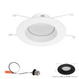 $20 5 in/6 in. Deep Baffle Retrofit with Extra Bla