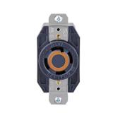 $31 30 Amp Nylon Locking Single Outlet, Black