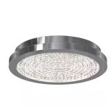 $95 Glam 13.5 in. 1-Light Chrome Modern LED Flush