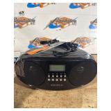 Insignia - CD Boombox - Black