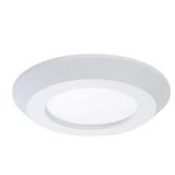 $26 Halo Matte White 4 in. W Aluminum LED Dimmable