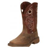 $210 Justin Men's Rush 11' Western Work Boots Wide